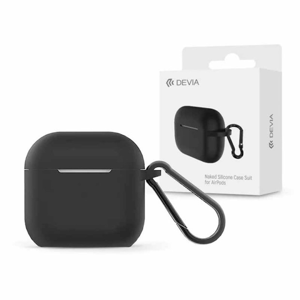 Futrola Silikonska Devia za Airpods 4 crna