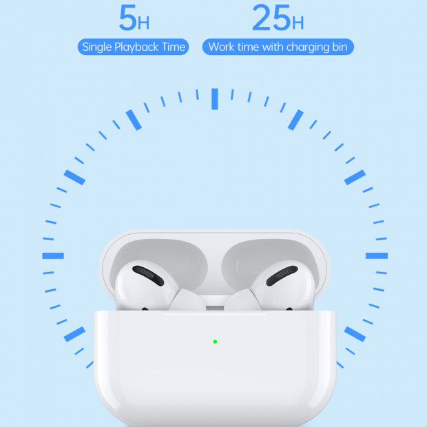 Bezicne Slusalice Devia AirBuds Pro TWS bele