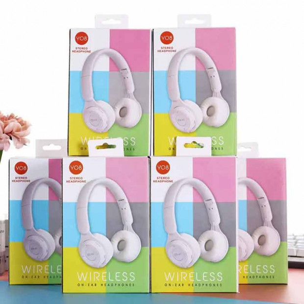 Bluetooth Slusalice Y08 Bela