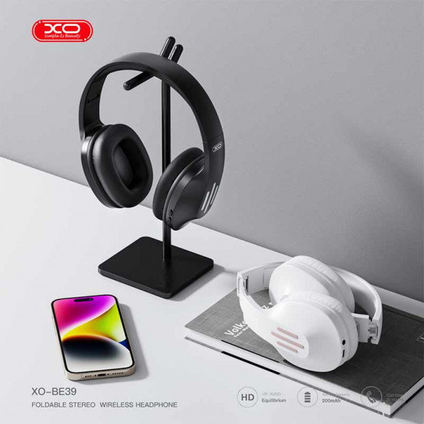 XO-BE39 Bluetooth slusalice crne