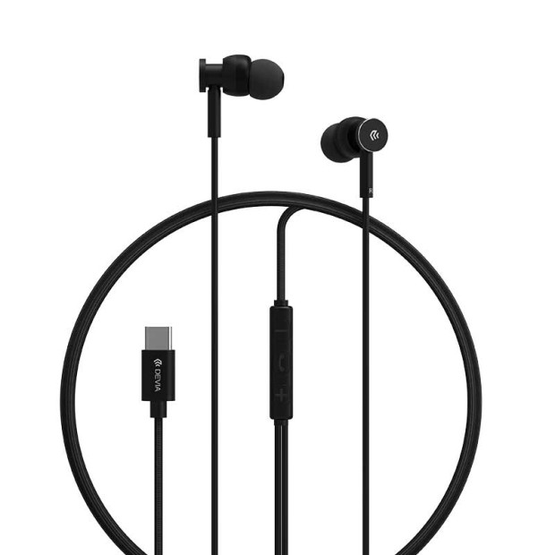 Slusalice Devia Smart Series M1 Metal Type-c Crna
