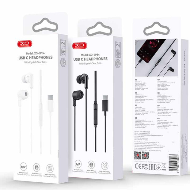 XO-EP84 Slušalice Type-C bele XO-EP84 Slušalice Type-C bele