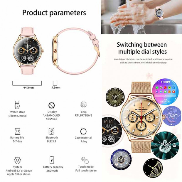 Smart Watch VL55 Zlatna