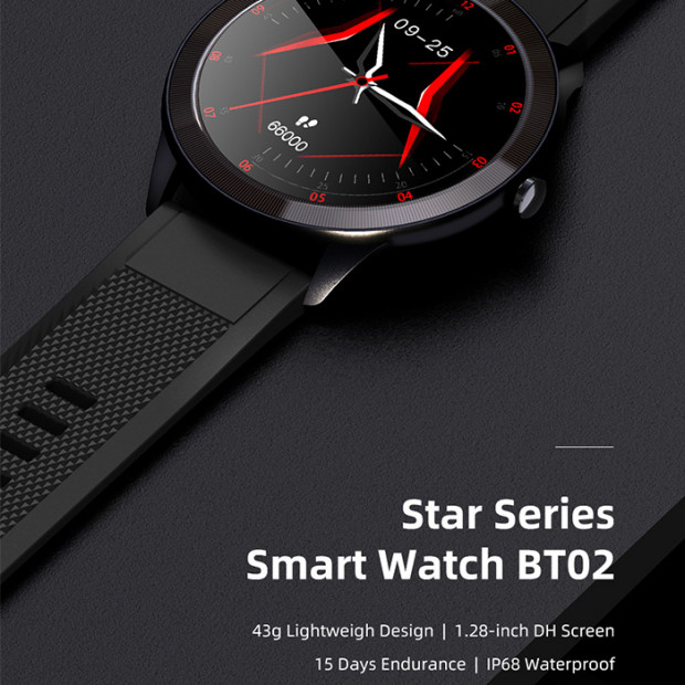 Sat Devia Star Series Smart Watch BT02 Crna