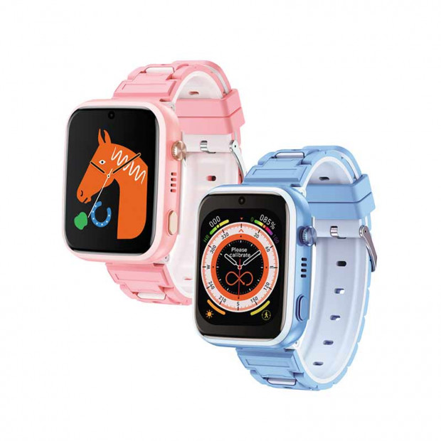 XO-H130 GPS Smart watch 4G for kids roze