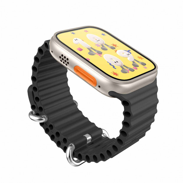 Smart Watch XO M8Ultra wireless charging smart sports call watch sports version Crna