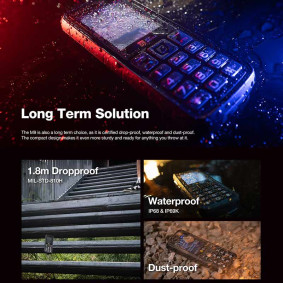 AGM M9 4G DS crni klasičan telefon