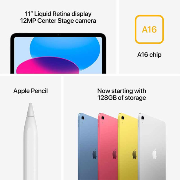 Apple iPad 11inch A16 128GB Pink Apple iPad 11inch A16 128GB Pink
