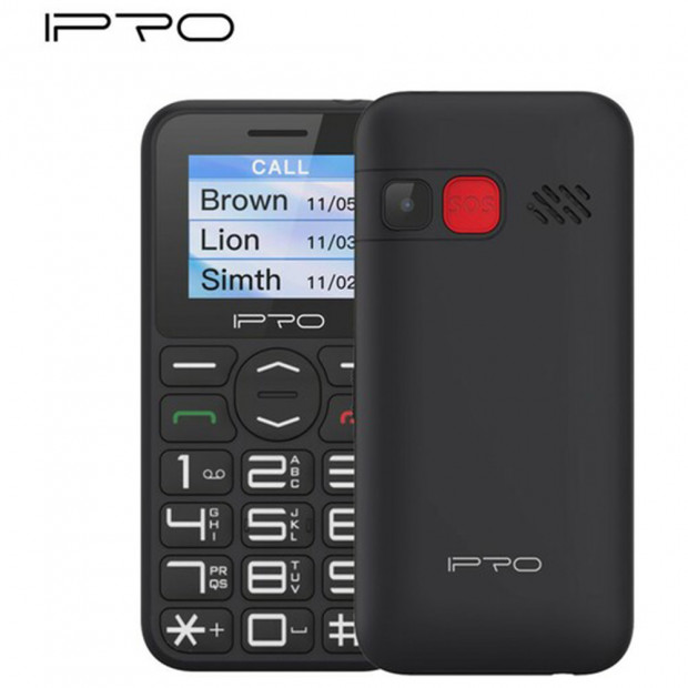 IPRO Senior F183 black mobilni telefon