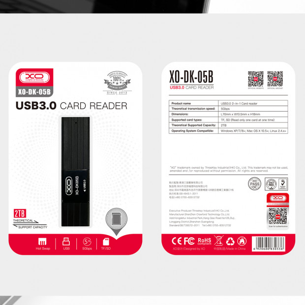 Citac Kartica XO-DK058 (2u1)