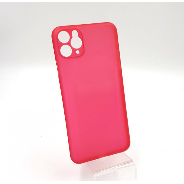 Futrola silikonska Ultra Thin Matt za Iphone 11 Pro Crvena