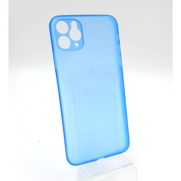 Futrola silikonska Ultra Thin Matt za Iphone 11 Pro Plava