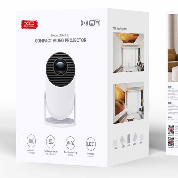 XO-FF3 mini projektor HD 720p
