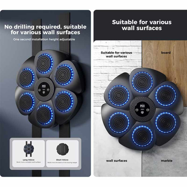 XO-SF02 Muzicka Bokserska Meta sa Led svetlom