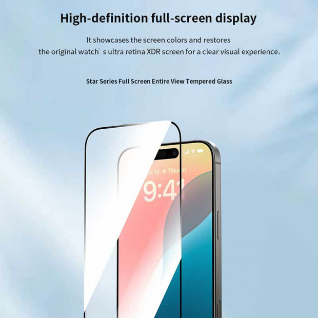 Zaštitno Staklo Devia Star Series Full Screen Entire View Za Iphone 16 Pro