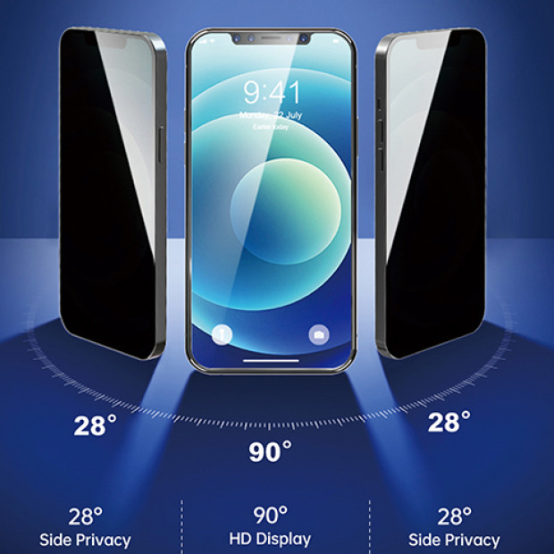 Zastitno staklo Privacy Devia Van Series Twice-Tempered za Iphone 14 Pro Max