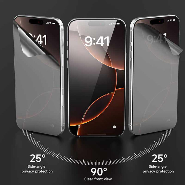 Folija Devia Ultra Intelligent 7H HD Privacy Flex Tempered Glass Front Film(0.43mm) crna