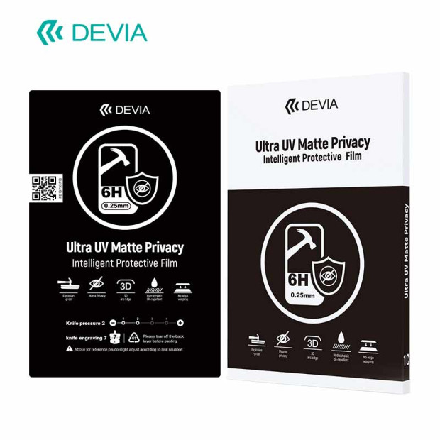 Folija Devia Ultra Intelligent UV Matte Privacy Protective Front Film (0.25mm)
