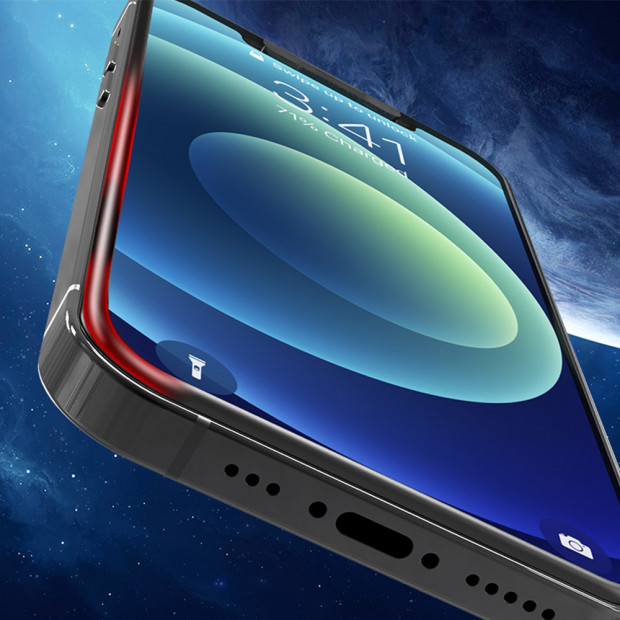 Zastitno staklo Devia Van Series Full Screen Silicone edge Twice-Tempered Glass za Iphone 14 Pro Max