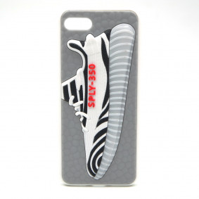 Futrola gumena Sneaker Tip 4 za Iphone 7/8 Plus 5.5 sivo bela